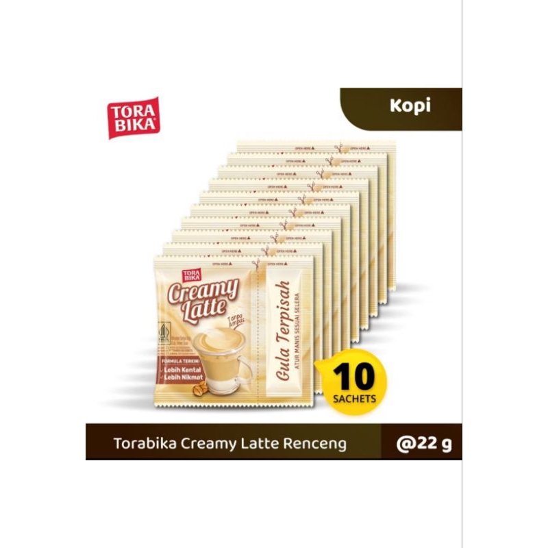 

Torabika Creamy Latte 10 Sachet MAYORA
