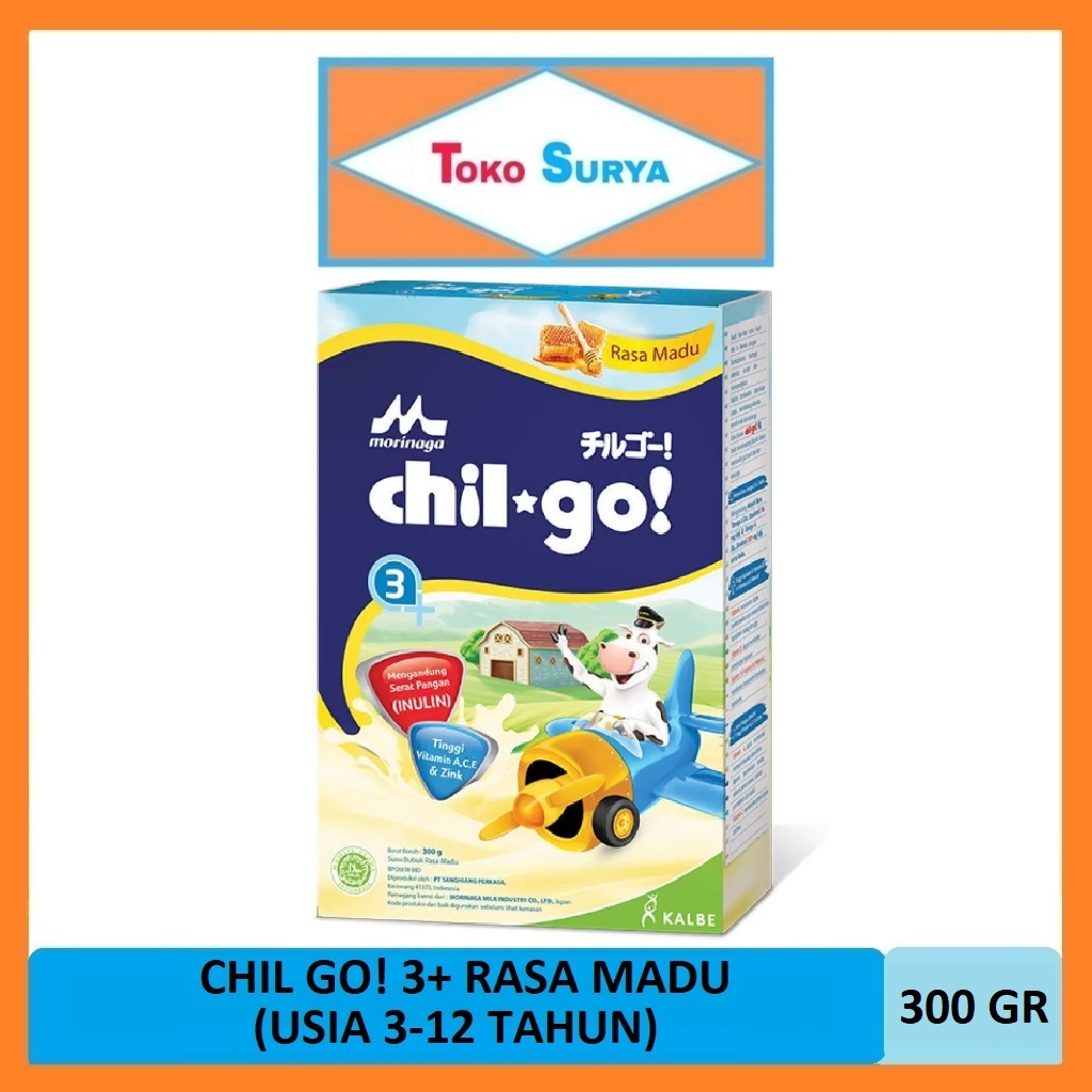 

Morinaga Chilgo 3+ Rasa Madu Usia 3-12 Tahun 300 Gr