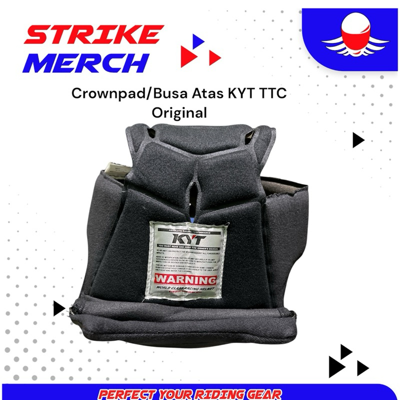 Busa Atas KYT TTC / Crownpad KYT TT Course original