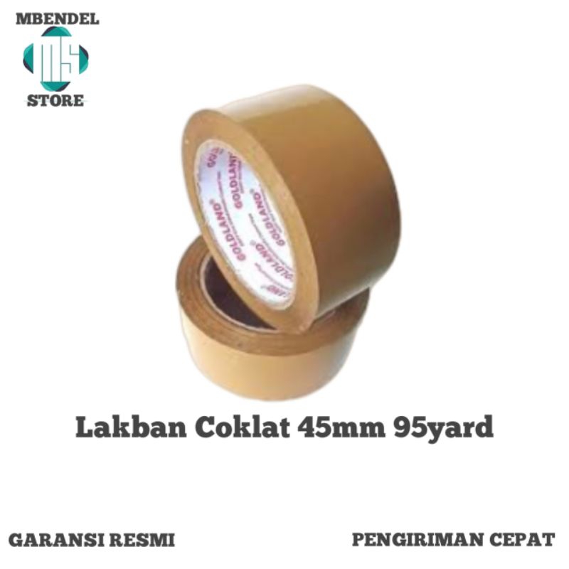 

Lakban Coklat 45mm 95yard