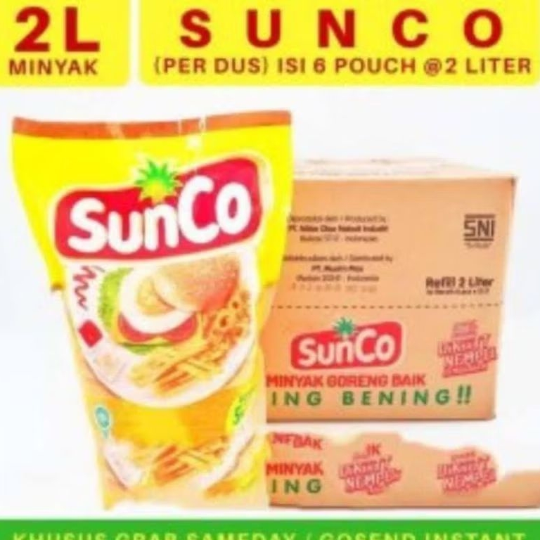 

Minyak Goreng Sunco 2 Liter 1 Dus isi 6pcs