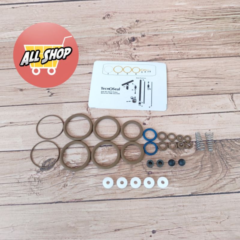 Oring Sil set pompa Material FKM90 / Oring seal set pompa angin 4500psi
