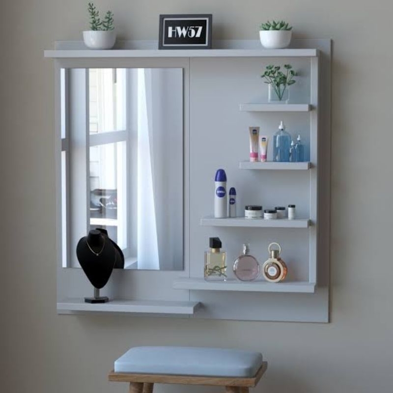 meja rias dinding minimalis