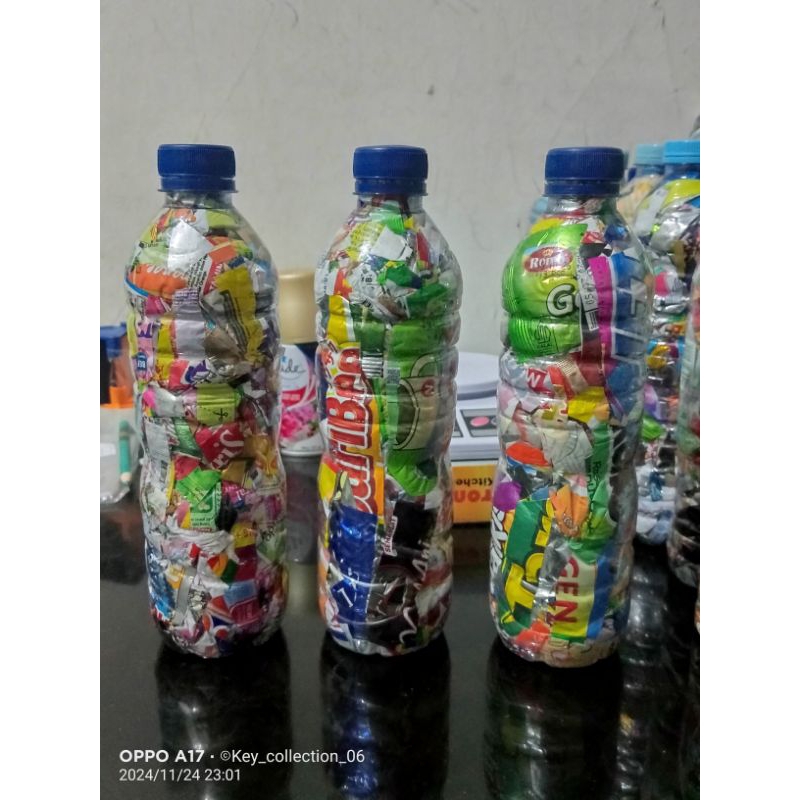 Ecobrick botol aqua 600ml