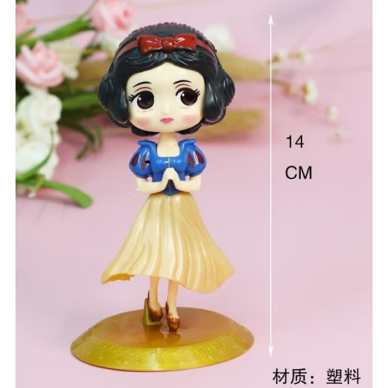 Pajangan kue Topper Cake Disney Princess Snow White Putri Salju