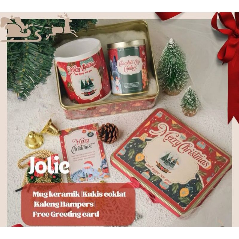 

Hampers Natal Hampers Christmast Kado Natal Mug Custom dan Toples isi Coklat