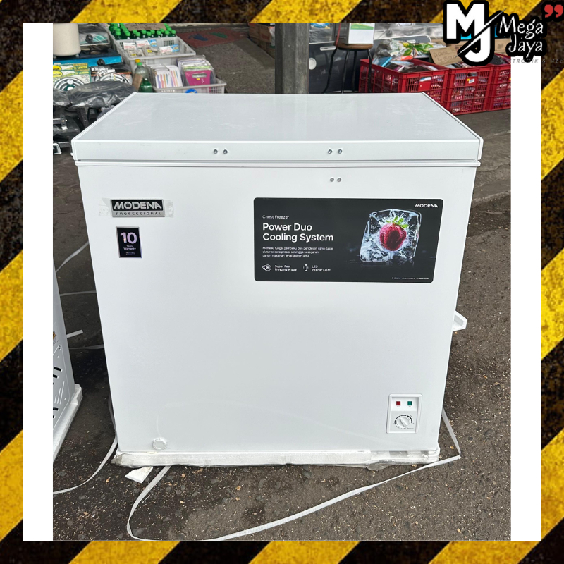 FREEZER BOX MODENA MD 0210MLWH KAPASITAS 200 LITER / GARANSI RESMI