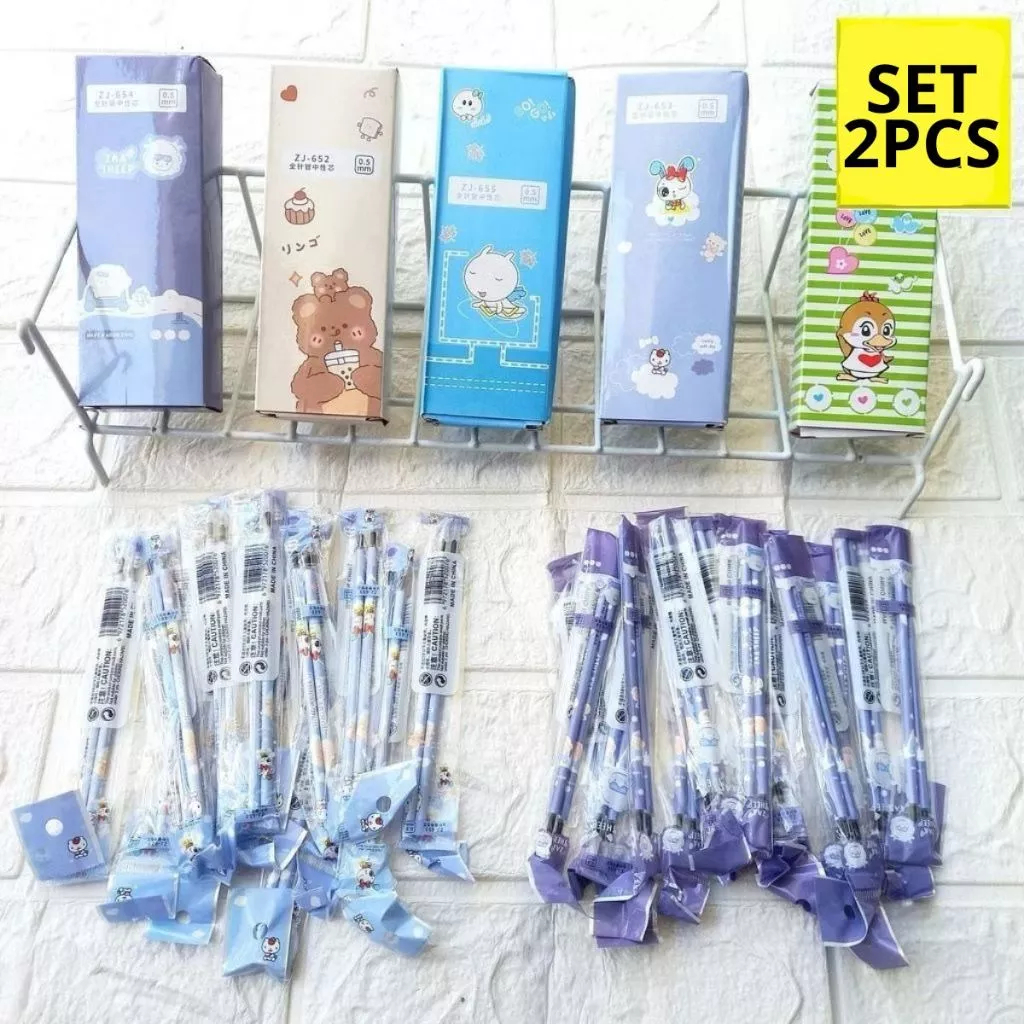 

ISI Pulpen Gel 2Pcs / Refill Jel Pulpen / Isi Ulang Pen GPR / Refil Tinta Pulpen Gen Karakter Lucu