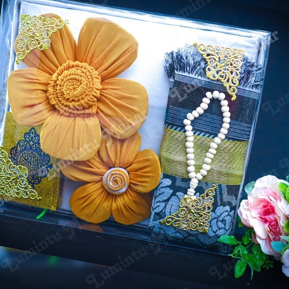 Stock Terbatas  mukena hantaran mukena hantaran pernikahan mukena set seserahan paket alat sholat le