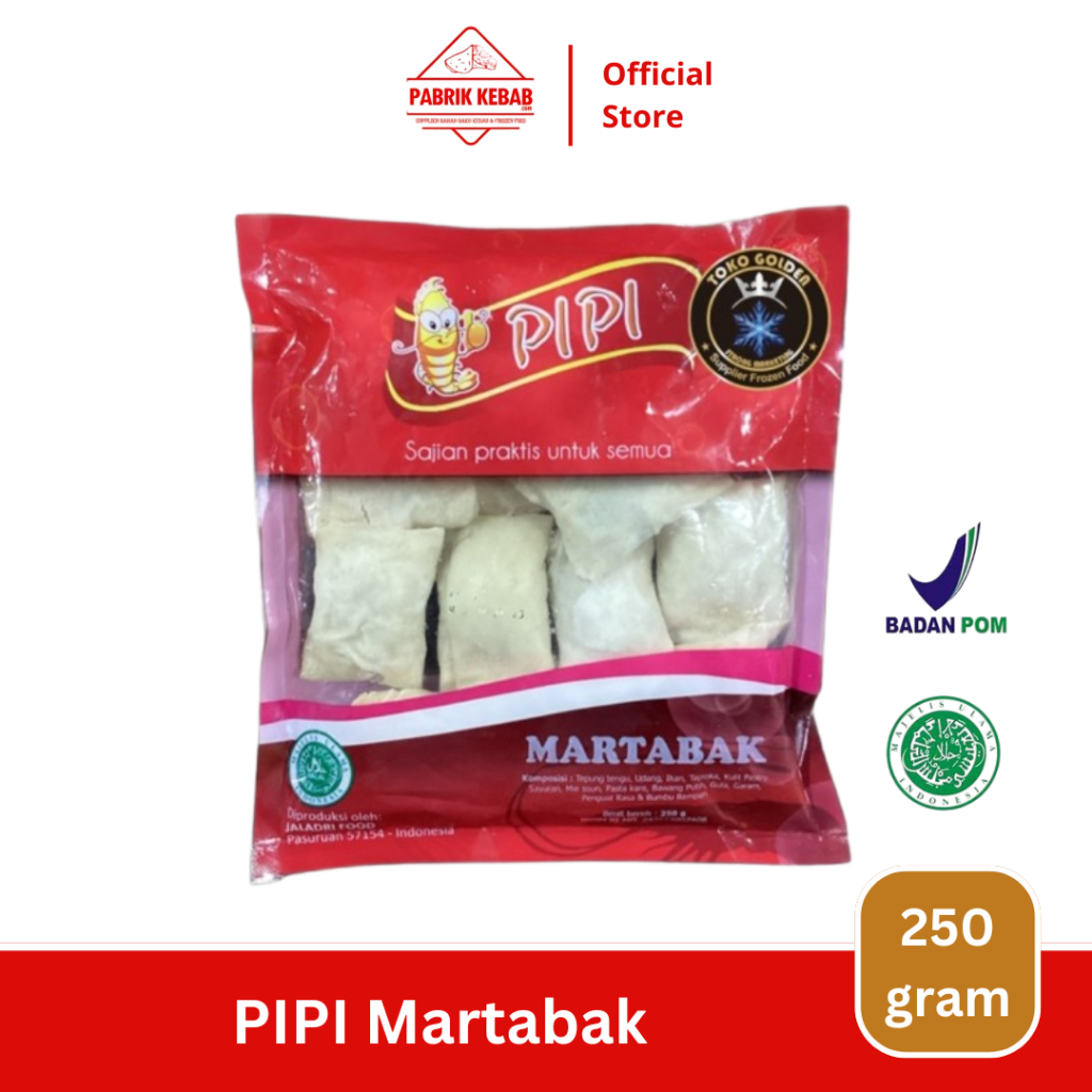 

PIPI Martabak Ikan 250 Gram - Martabak Frozen