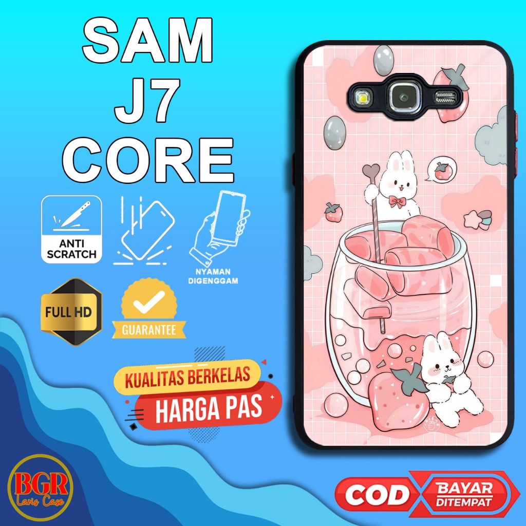 Case Samsung J7 Core Terbaru [BobaCute] Hardcase Softcase Glossy Bgrlariscase Case Samsung J7 Core