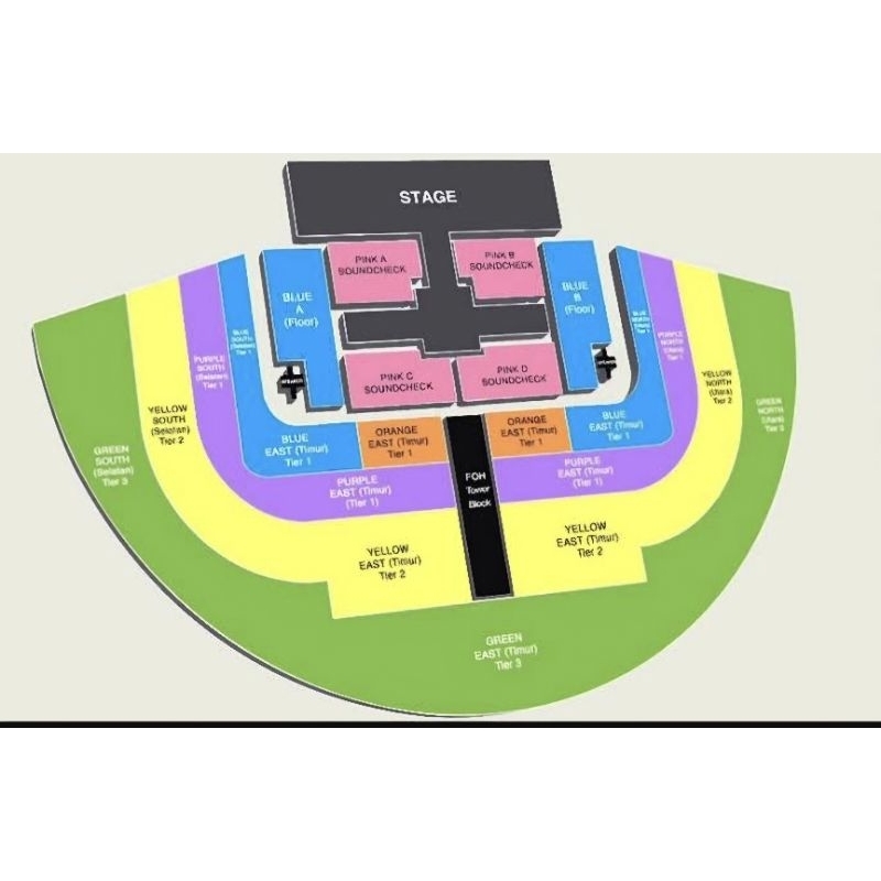 Tiket konser Seventeen Jakarta BLUE SOUTH DAY2