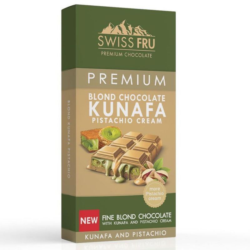 

coklat kunafa pistachio premium Swiss fru