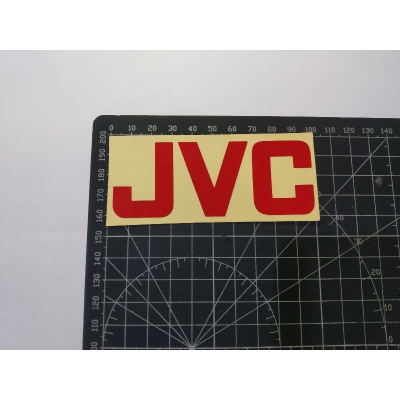 

stiker cutting jvc