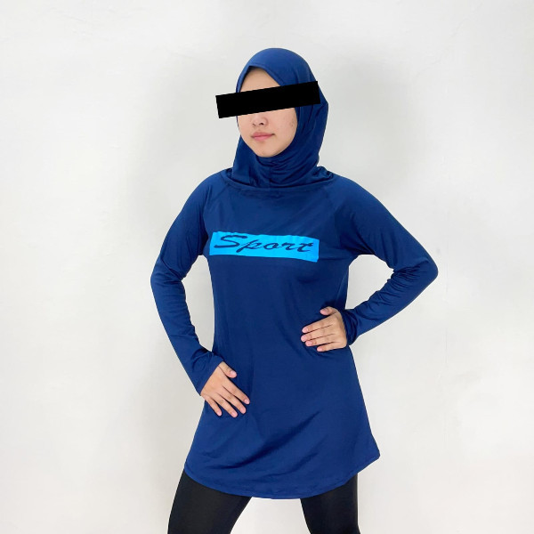 ATASAN SENAM MUSLIMAH ZUMBA/PAKAIAN SENAM HIJAB/BAJU SENAM BERHIJAB/PAKAIAN OLAHRAGA BERHIJAB/ATASAN