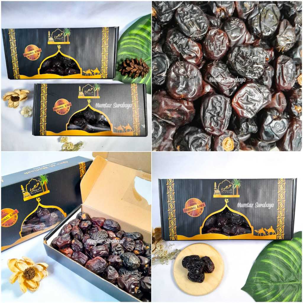 

Kurma Ajwa Premium Madina 1000gr Kurma Ajwa 500gr (Grade 1)