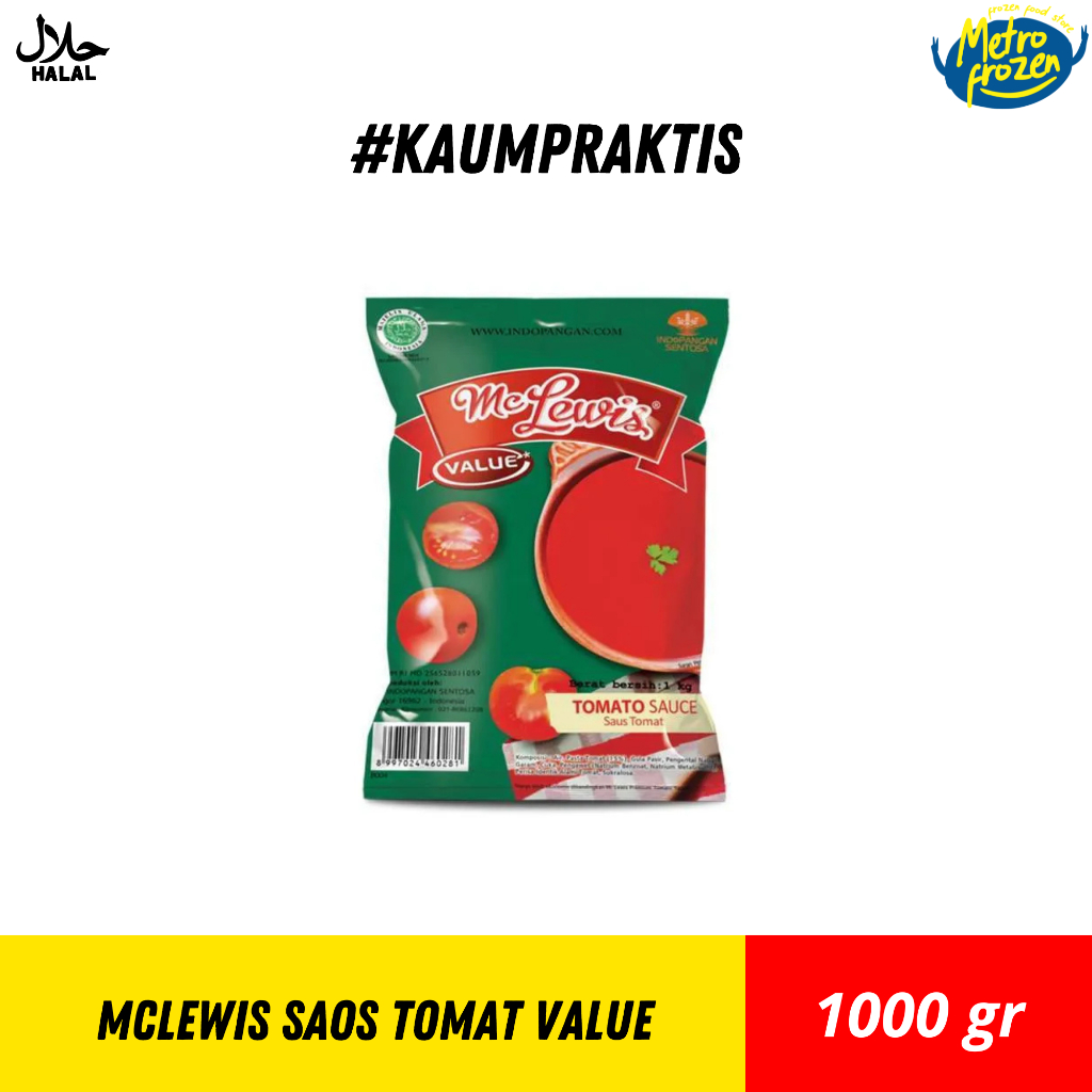 

MCLEWIS Saos Tomat Velue 1kg