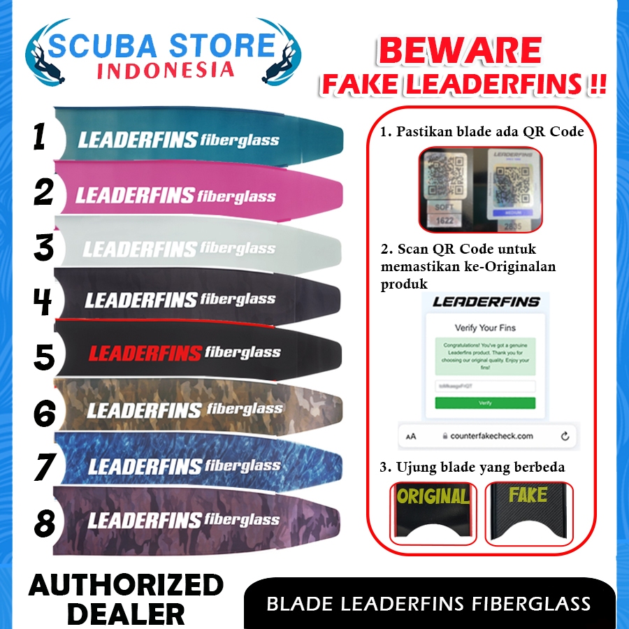 Stereoblades Blade Only Long Fin Leaderfins Fiberglass Epoxy Abyss Pro Pink Blue Ice Black Green Gre