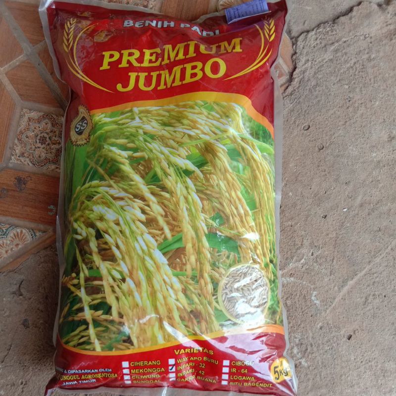 Benih Padi PREMIUM JUMBO Vairetas INPARI 32 5kg