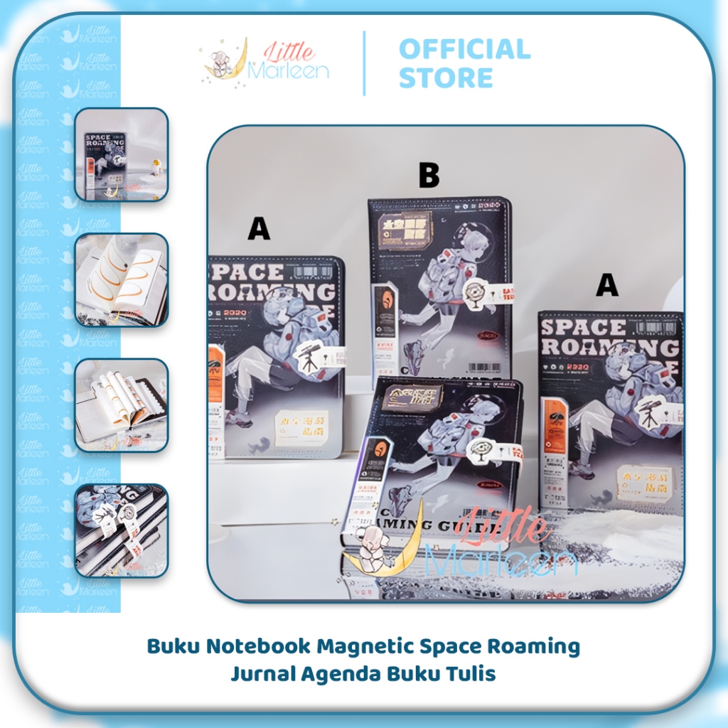 

Buku Notebook Magnetic Space Roaming / Jurnal Agenda Buku Tulis