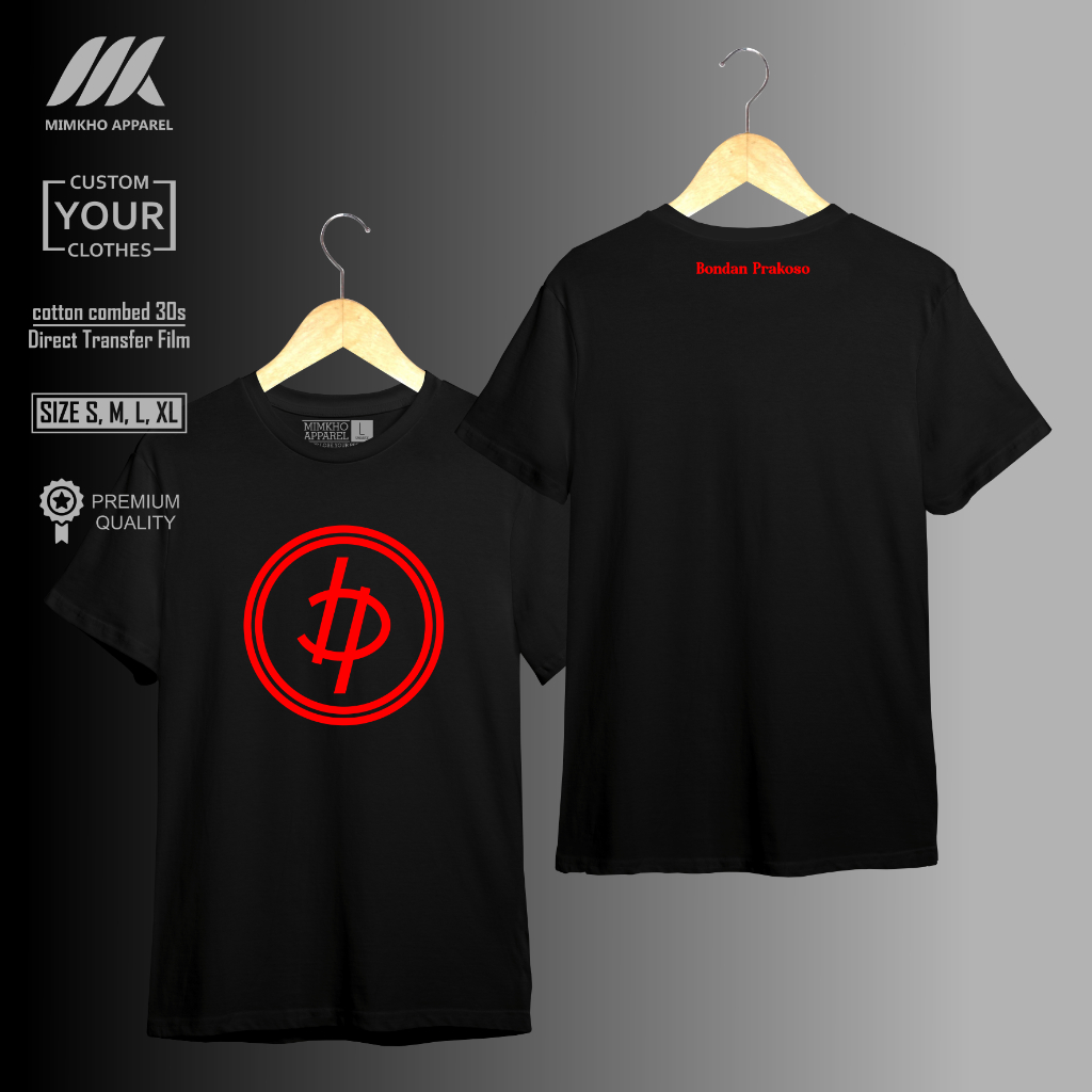 Mimkho Kaos Rezpector Bondan Prakoso / Kaos Rezpector / Kaos bondan Logo BP