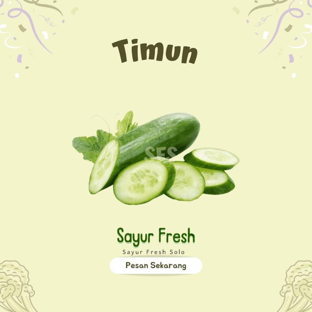 

Timun Segar Lokal 500gr - solo