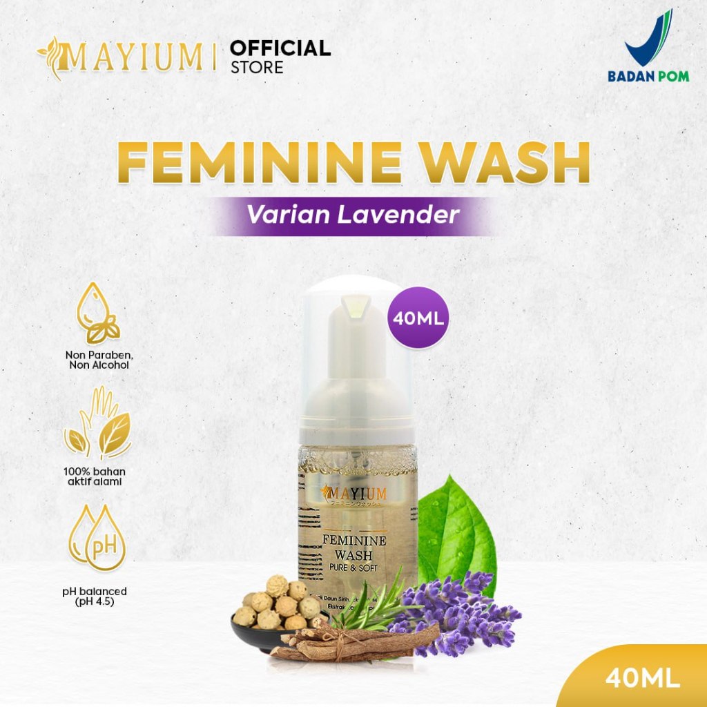 [Bundling Volume] MAYIUM Feminine Hygiene Wash 40ml Sirih Lavender - Pembersih Pewangi Kewanitaan ta