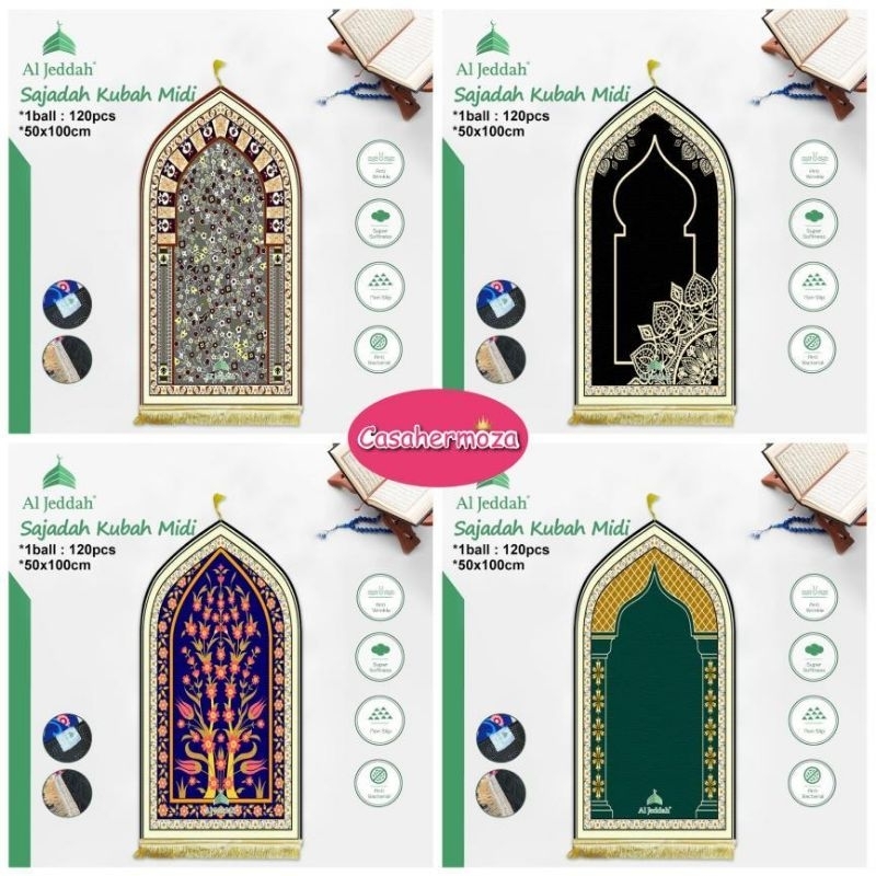 Sajadah Kubah Midi/ Sajadah Kubah Antu Slip