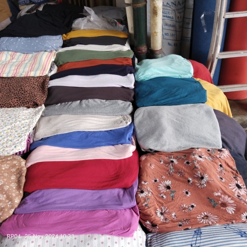 HARGA/0,5 M  SPANDEK RAYON KAOS - RAYON POLOS PREMIUM - RAYON SPANDEK PREMIUM - KAIN BLUS KAIN DRESS