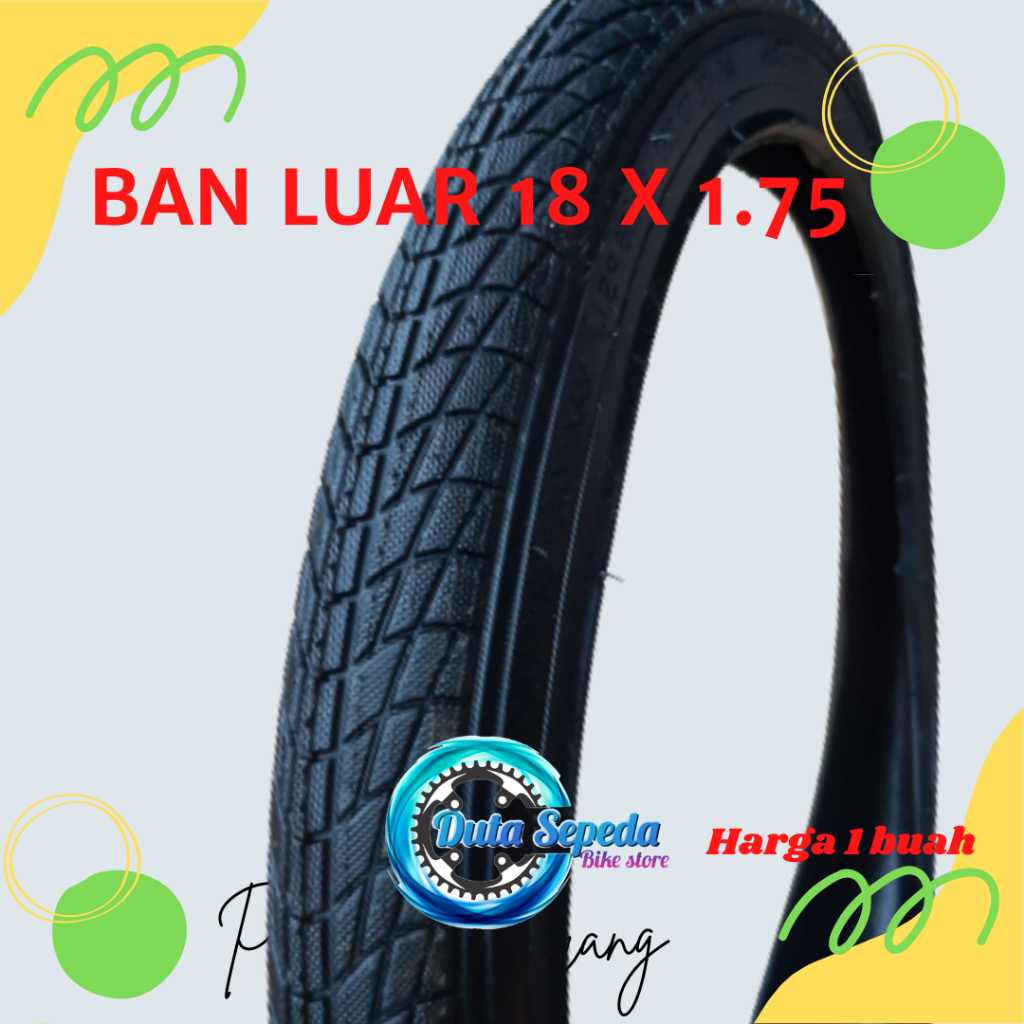 Ban luar sepeda anak ukuran 18 x 1.75