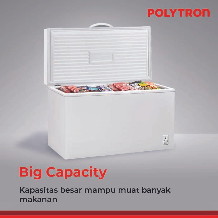 POLYTRON PETI PEMBEKU 300L POLYTRON PCF 318 CHESTFREEZER 300L PETI ES 300L PETI DAGING 300 LITER CHE