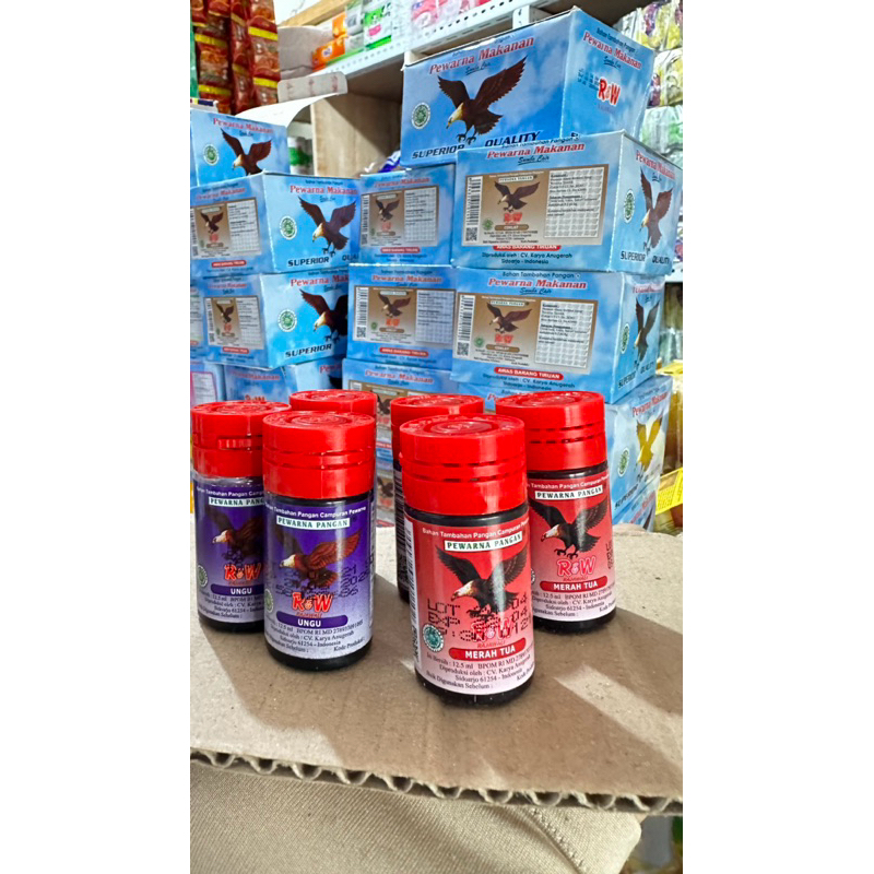 

Pewarna makanan rajawali R&W RW / pewarna makanan minuman enak