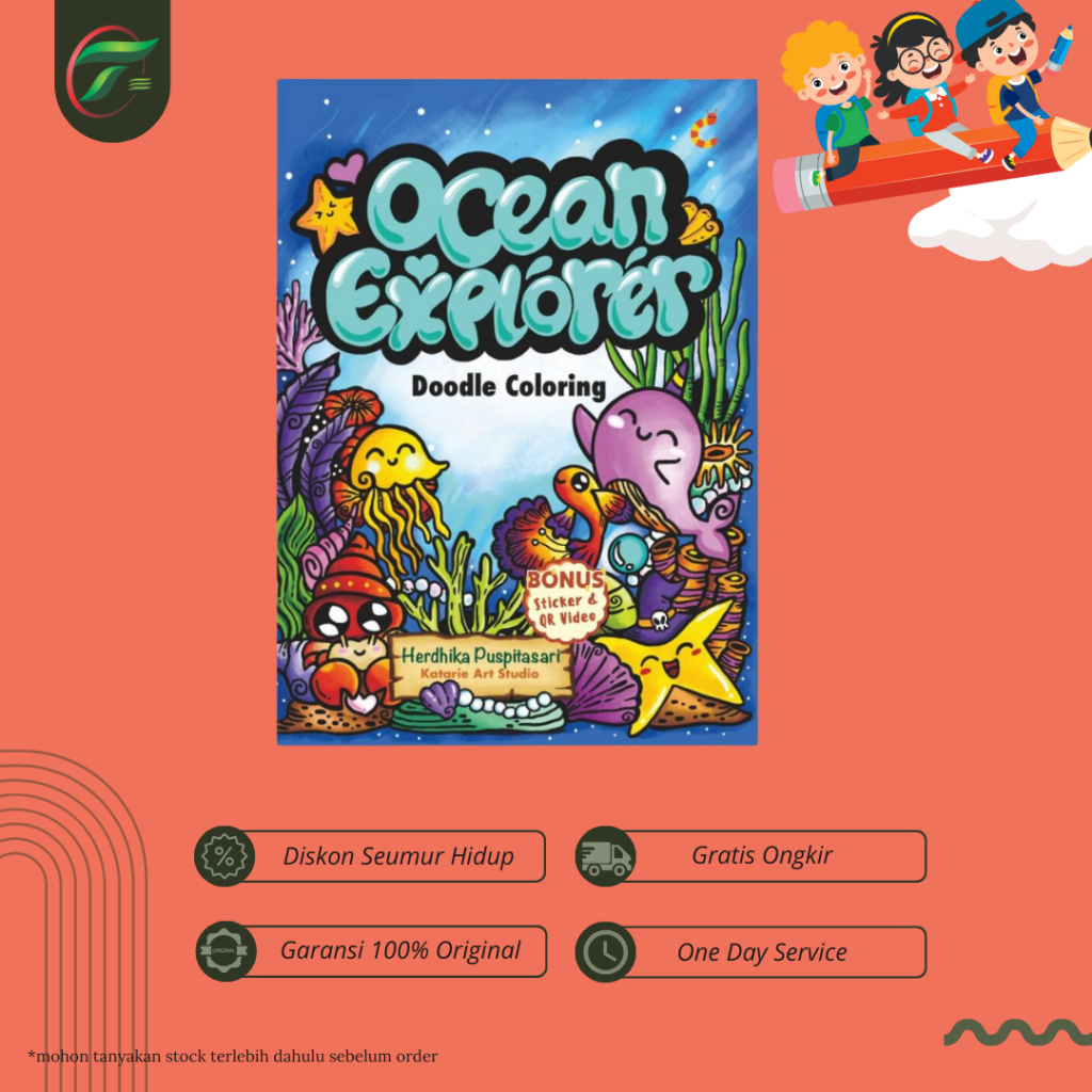 Buku Doodle Art : Ocean Explorer