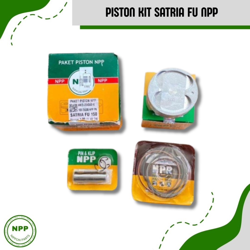 NPP Piston Kit Satria FU // Piston Kit Paket Seker Seher Kit Satria FU