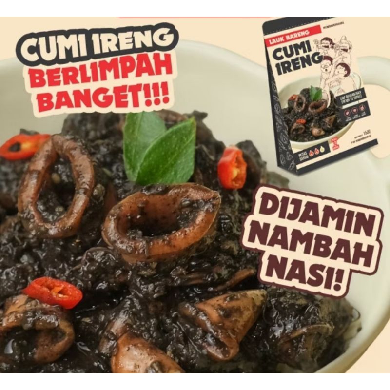 

Cumi Ireng Itam Siap Saji
