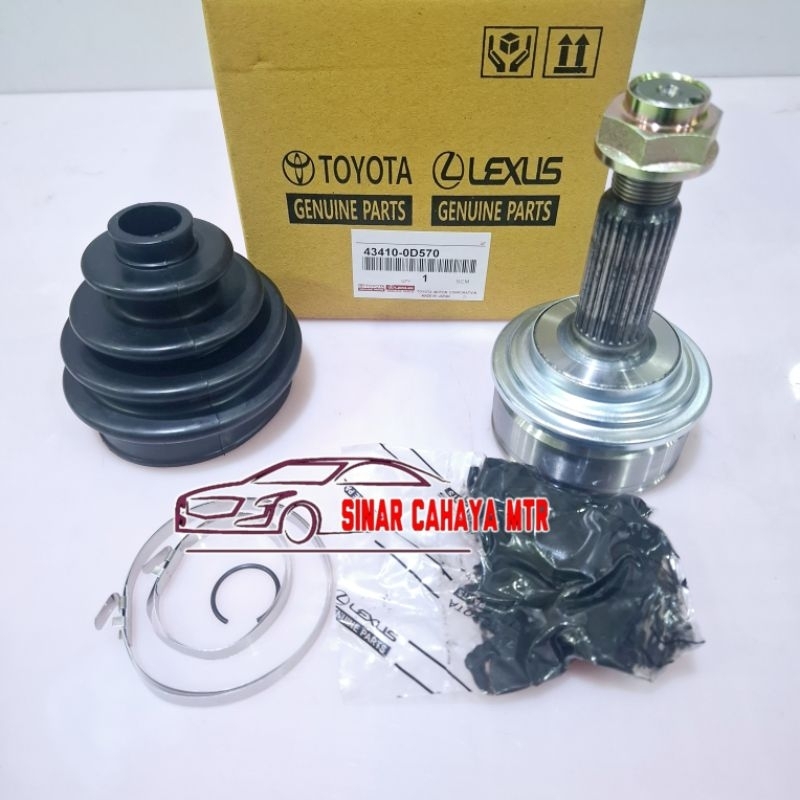 CV JOINT LUAT TOYOTA VIOS GEN 2 GEN 3 GARANSI 1BULAN
