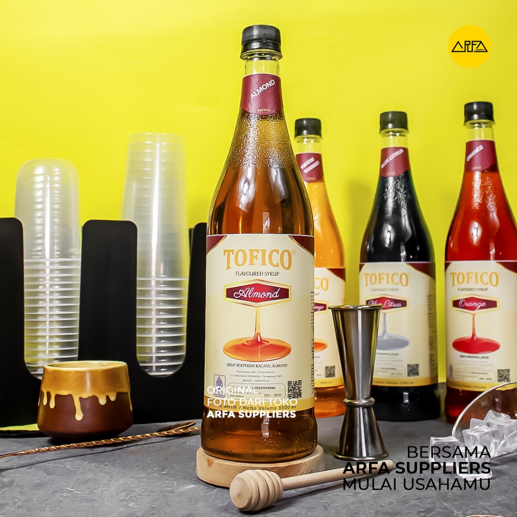 

Sirup Tofico Almond 1 liter - Sirup Kacang Almond