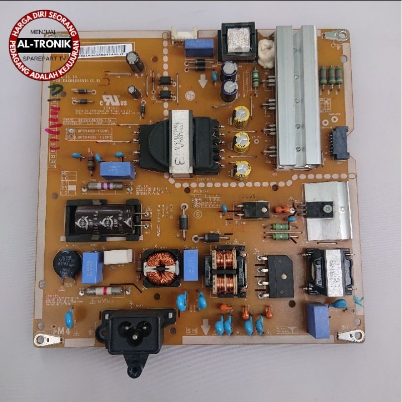 POWER SUPPLY TV LED LG 42 INCH MODEL 42LF561T-TF PSU REGULATOR POWER SUPLAY 42LF561 42LF561T