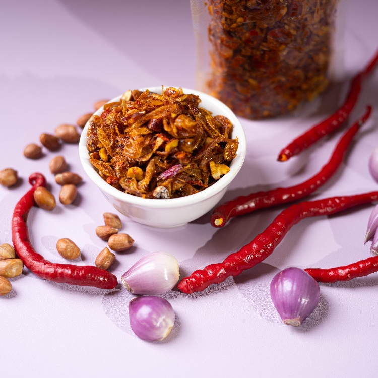 

Bawang goreng bumbu asli khas Betawi goreng garem