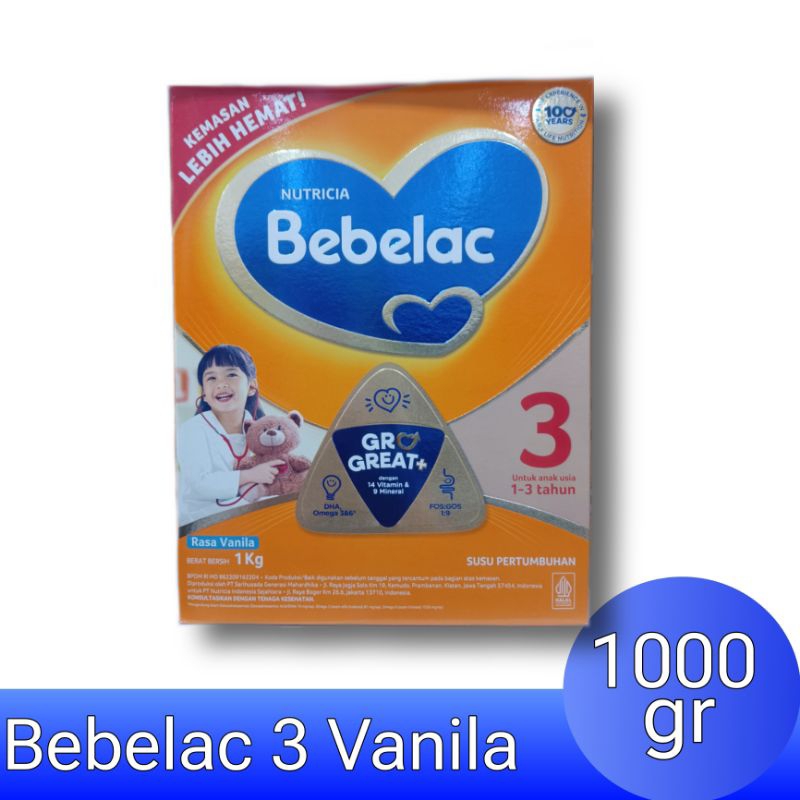 

Bebelac 3 Vanila 1000gr