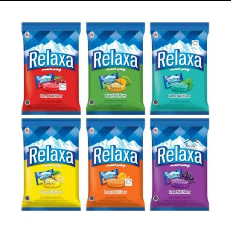 

PERMEN RELAXA MINT BAG 125GR ISI 50PCS