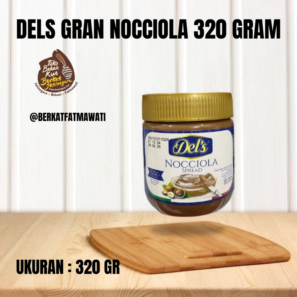 

DELS GRAN NOCCIOLA / COKLAT HAZELNUT DELS GRAN NOCCIOLA / SELAI COKLAT 320 GRAM
