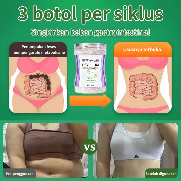 

✨Beli 1 gratis 1✨100g Bubuk sekam psyllium halal bubuk pengganti makanan serat makanan/bubuk pengganti makanan ringan pengurang lemak sereal sarapan/serat makanan organik kenyamanan pembuatan bir tumbuhan alami/meningkatkan kesehatan usus pencernaan