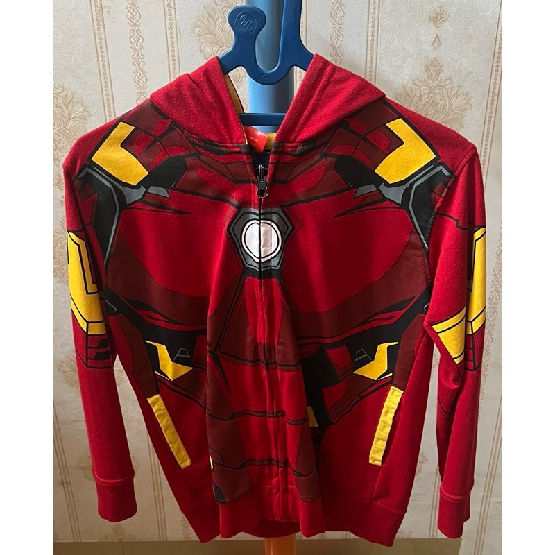 Preloved Second Kaos M.A.R.V.E.L x N.E.V.A.D.A Kids, Authentic O.R.I.G.I.N.A.L Warna Merah Ironman  