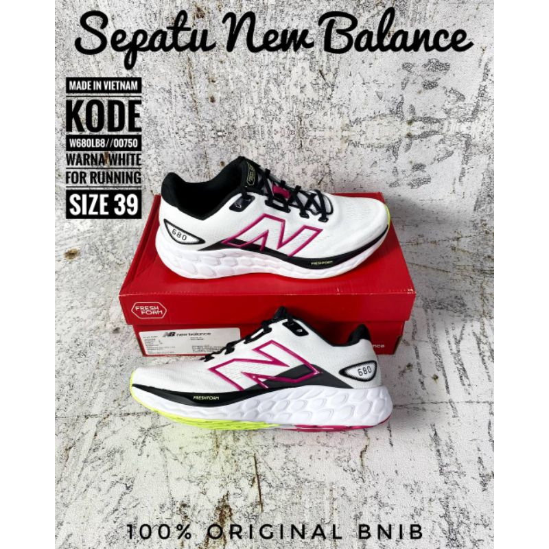 (GITA BRANDED) SEPATU NB KODE W680LB8 FOR RUNNING