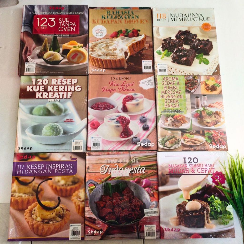 Buku Resep Masakan Seri Sedap Edisi Tebal Aneka Masakan & Kue SALE