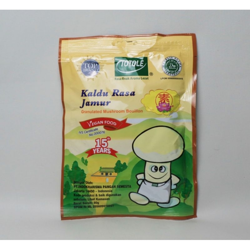 

Totole Kaldu Jamur 80gram