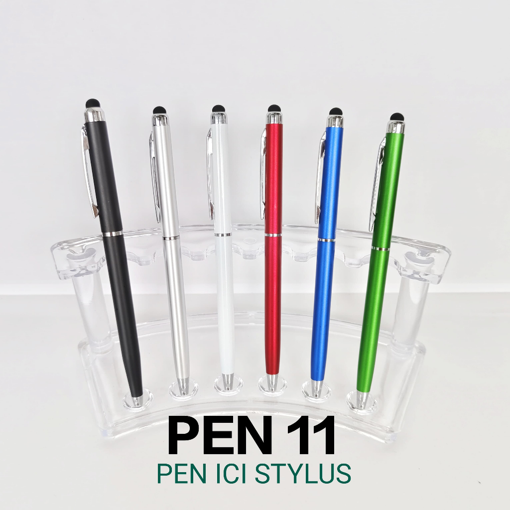 

Pen 11 / Pen stylus 2 in 1 / Pulpen Promosi / Pulpen custom / Pen TouchScreen Stylus Plus Pen