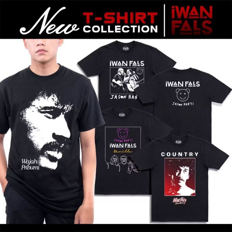 kaos iwan fals  / kaos band music iwan fals oi serdadu iwan fals allband