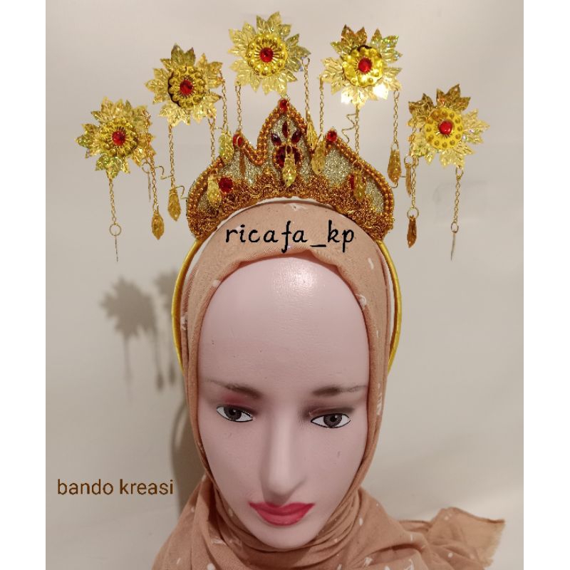 bando adat tusuk mentul 5 - bando adat jawa - bando tari kreasi adat - JAWA MENTUL 5